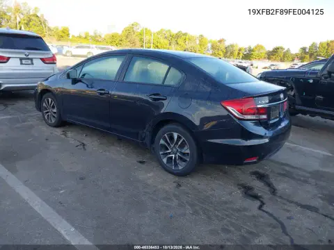 2015 Honda Civic Ex VIN 19XFB2F89FE004125 фото 4