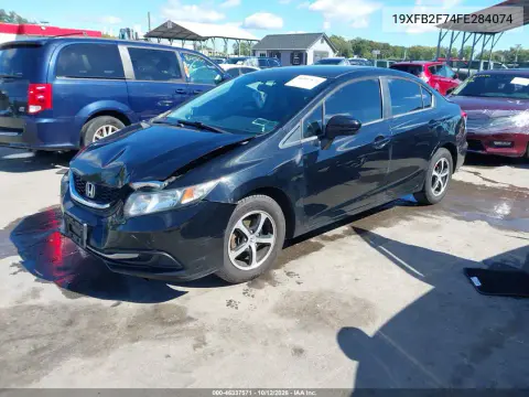 2015 Honda Civic Se VIN 19XFB2F74FE284074 фото 3