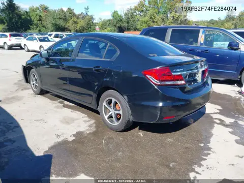 2015 Honda Civic Se VIN 19XFB2F74FE284074 фото 4