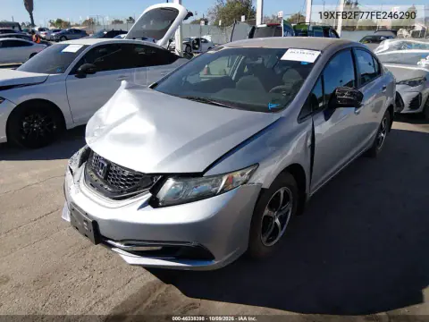 2015 Honda Civic Se VIN 19XFB2F77FE246290 фото 3