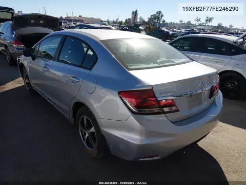 2015 Honda Civic Se VIN 19XFB2F77FE246290 фото 4