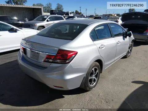 2015 Honda Civic Se VIN 19XFB2F77FE246290 фото 5