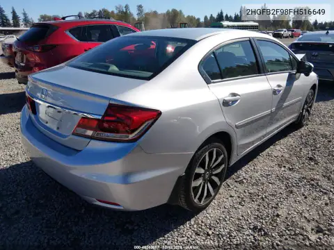 2015 Honda Civic Ex-L VIN 2HGFB2F98FH516649 фото 5