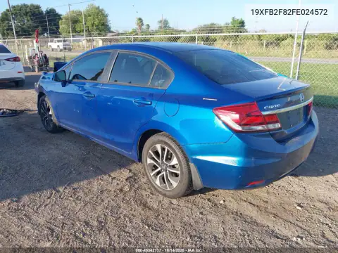 19XFB2F82FE024572 — 2015 Honda Civic, фото 4 с аукциона IAAI, Передняя часть