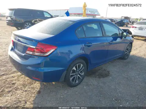 19XFB2F82FE024572 — 2015 Honda Civic, фото 5 с аукциона IAAI, Передняя часть