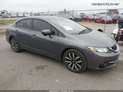 19XFB2F97FE291487 — 2015 Honda Civic, Повреждения со всех сторон, фото до ремонта