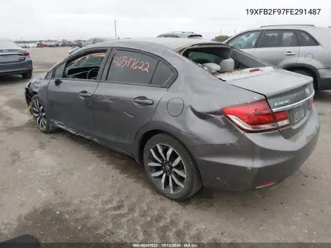 19XFB2F97FE291487 — 2015 Honda Civic, фото 4 с аукциона IAAI, Повреждения со всех сторон