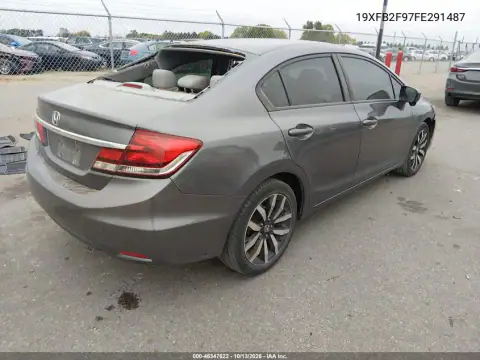 19XFB2F97FE291487 — 2015 Honda Civic, фото 5 с аукциона IAAI, Повреждения со всех сторон