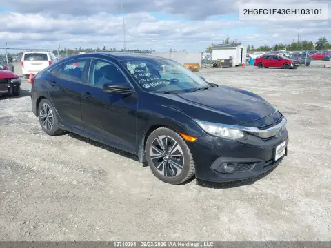 2016 Honda Civic Ex-T VIN 2HGFC1F43GH103101 фото 2