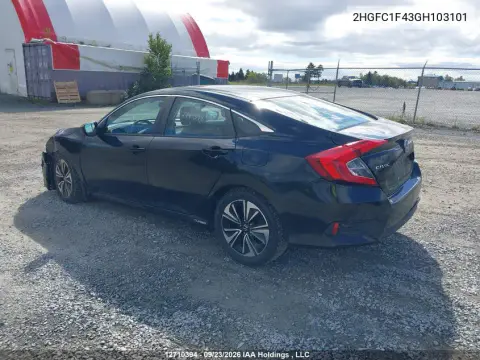 2016 Honda Civic Ex-T VIN 2HGFC1F43GH103101 фото 4