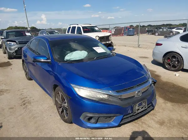 2HGFC1F95GH643206 — 2016 Honda Civic, Передняя часть слева (Left Front), фото до ремонта