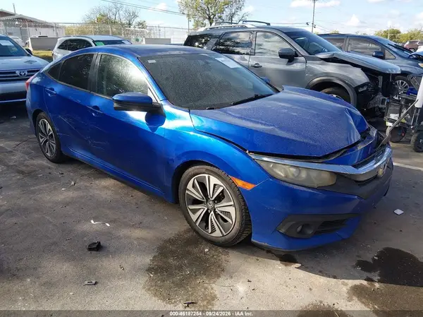 19XFC1F39GE207559 — 2016 Honda Civic, Передняя часть (Front End), фото до ремонта