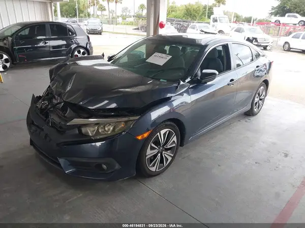 19XFC1F36GE033689 — 2016 Honda Civic, Передняя часть (Front End), фото до ремонта