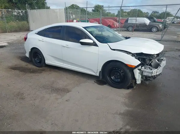 19XFC2F59GE075958 — 2016 Honda Civic, Передняя часть (Front End), фото до ремонта