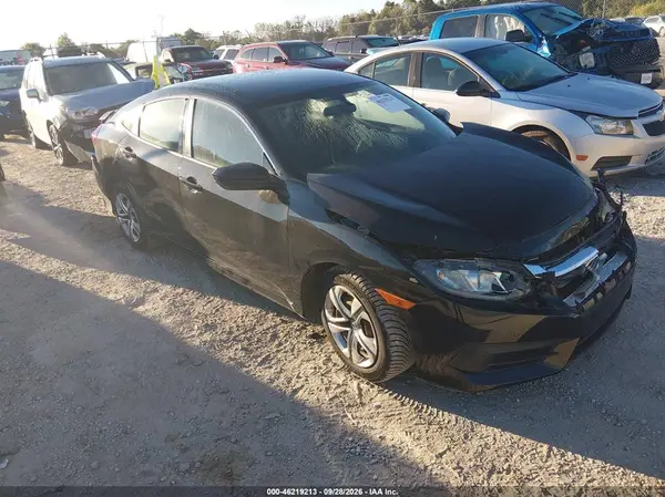 19XFC2F54GE074331 — 2016 Honda Civic, Передняя часть (Front & Rear), фото до ремонта