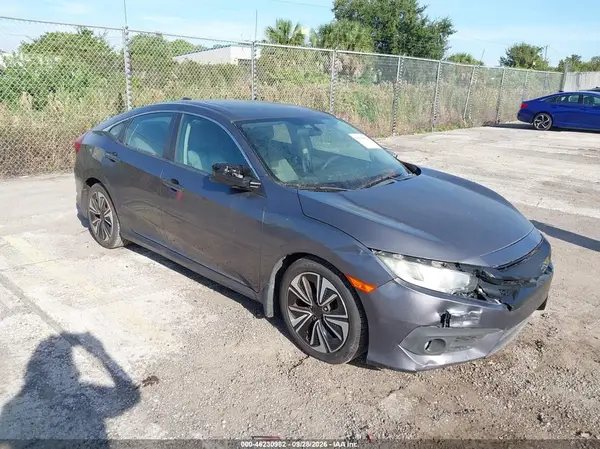 19XFC1F37GE013600 — 2016 Honda Civic, Передняя часть (Front End), фото до ремонта