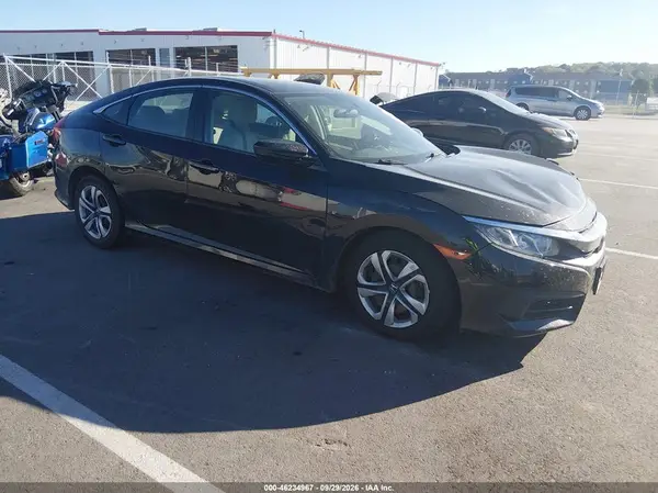 19XFC2F52GE027041 — 2016 Honda Civic, Передняя часть слева (Left Front), фото до ремонта
