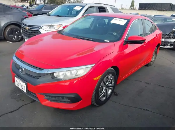 2HGFC2F58GH550408 — 2016 Honda Civic, фото 2 с аукциона IAAI, Задняя часть слева