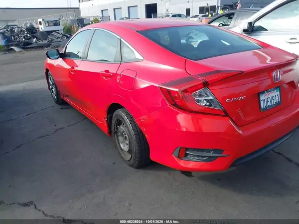 2HGFC2F58GH550408 — 2016 Honda Civic, фото 3 с аукциона IAAI, Задняя часть слева