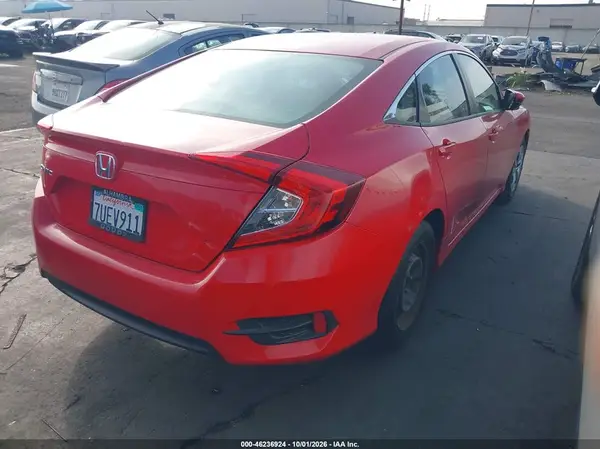 2HGFC2F58GH550408 — 2016 Honda Civic, фото 4 с аукциона IAAI, Задняя часть слева