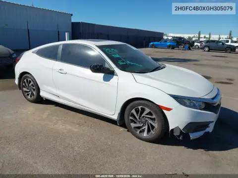 2016 Honda Civic Lx-P VIN 2HGFC4B0XGH305079 фото 2