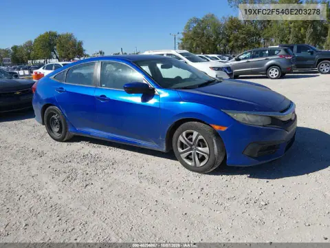 2016 Honda Civic Lx VIN 19XFC2F54GE203278 фото 2