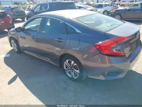 2016 Honda Civic Lx VIN 2HGFC2F56GH501496 фото 3