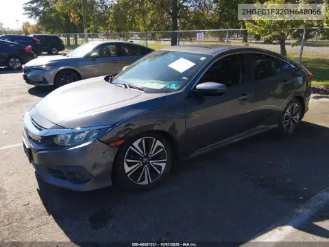2016 Honda Civic Ex-T VIN 2HGFC1F32GH648066 фото 3