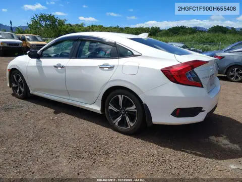 2HGFC1F90GH655408 — 2016 Honda Civic, фото 4 с аукциона IAAI, Передняя часть справа