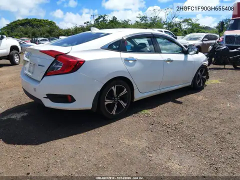 2HGFC1F90GH655408 — 2016 Honda Civic, фото 5 с аукциона IAAI, Передняя часть справа