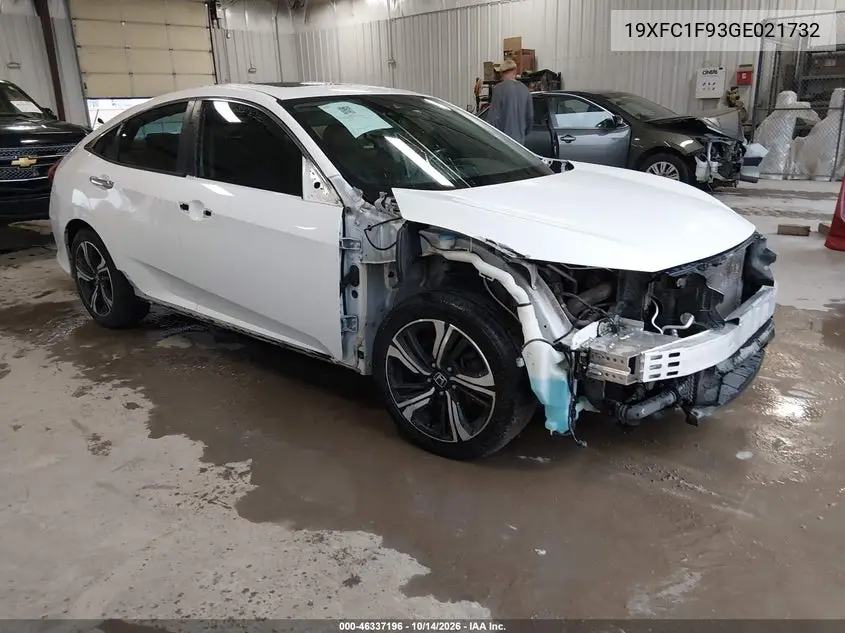 19XFC1F93GE021732 — 2016 Honda Civic, фото 2 с аукциона IAAI, Передняя часть