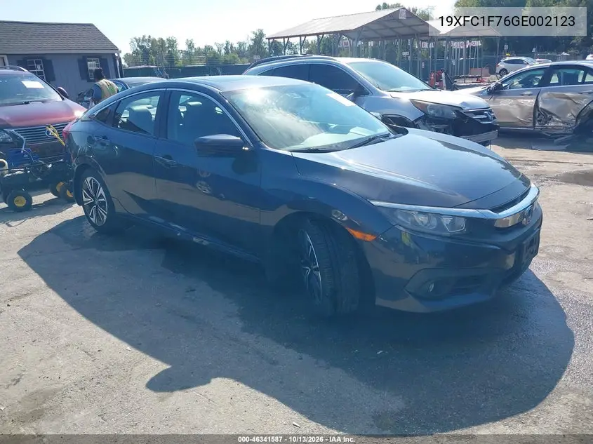 19XFC1F76GE002123 — 2016 Honda Civic, фото 2 с аукциона IAAI, Не указано