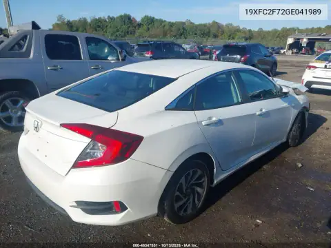 19XFC2F72GE041989 — 2016 Honda Civic, фото 4 с аукциона IAAI, Передняя часть