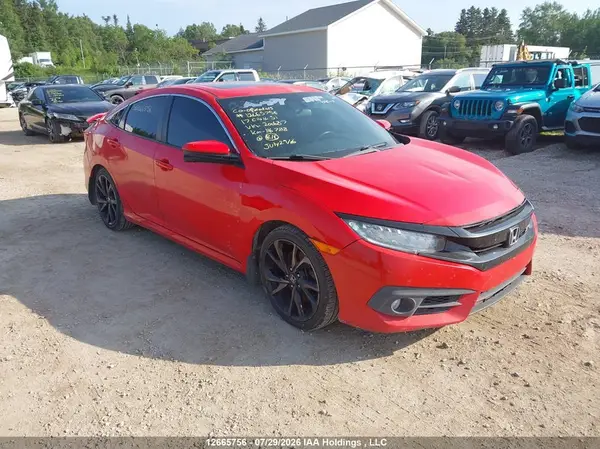 2HGFC1E52HH200687 — 2017 Honda Civic, Передняя часть (Front), фото до ремонта