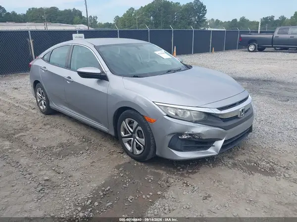 19XFC2F51HE077320 — 2017 Honda Civic, Передняя часть (Front End), фото до ремонта