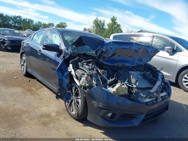 19XFC1F30HE005663 — 2017 Honda Civic, Передняя часть (Front End), фото до ремонта