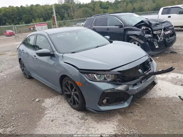 SHHFK7H44HU427388 — 2017 Honda Civic, Передняя часть (Front End), фото до ремонта