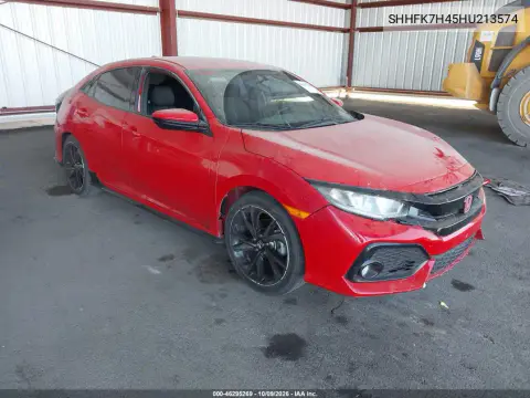 2017 Honda Civic Sport VIN SHHFK7H45HU213574 фото 2