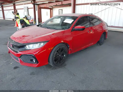 2017 Honda Civic Sport VIN SHHFK7H45HU213574 фото 3