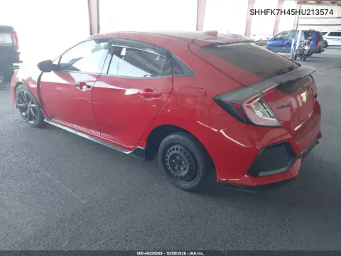2017 Honda Civic Sport VIN SHHFK7H45HU213574 фото 4