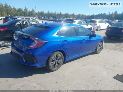 2017 Honda Civic Ex VIN SHHFK7H52HU423283 фото 5