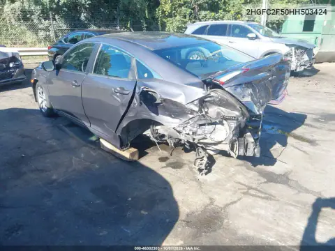 2017 Honda Civic Lx VIN 2HGFC2F50HH503424 фото 4