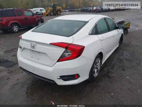 2017 Honda Civic Lx VIN 19XFC2F54HE215934 фото 5
