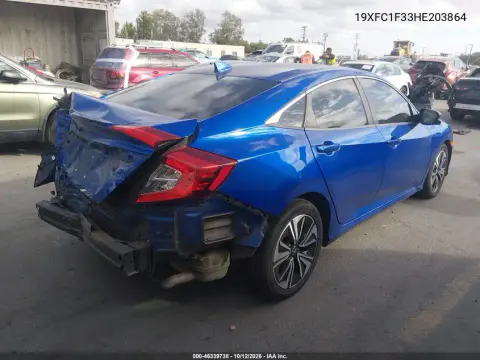 2017 Honda Civic Ex-T VIN 19XFC1F33HE203864 фото 5