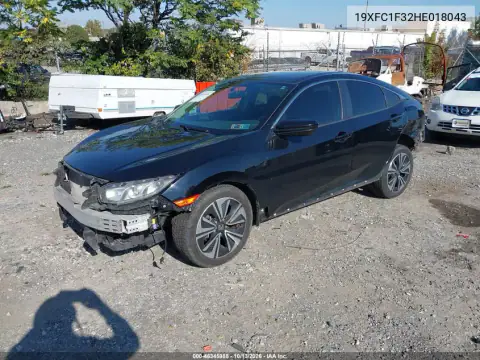 19XFC1F32HE018043 — 2017 Honda Civic, фото 3 с аукциона IAAI, Сзади слева