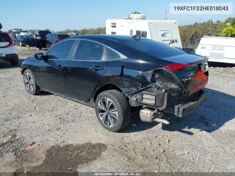 19XFC1F32HE018043 — 2017 Honda Civic, фото 4 с аукциона IAAI, Сзади слева