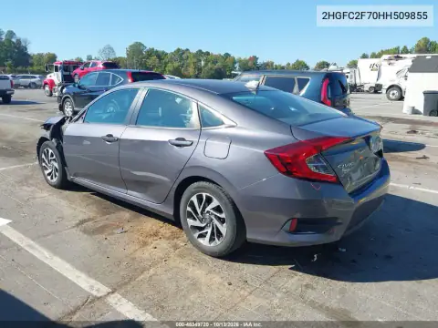 2HGFC2F70HH509855 — 2017 Honda Civic, фото 4 с аукциона IAAI, Передняя часть