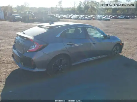 2018 Honda Civic Ex-L VIN SHHFK7H7XJU427928 фото 5