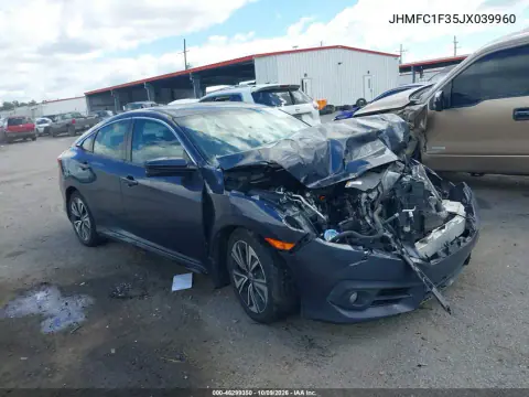 JHMFC1F35JX039960 — 2018 Honda Civic, Передняя часть, фото до ремонта