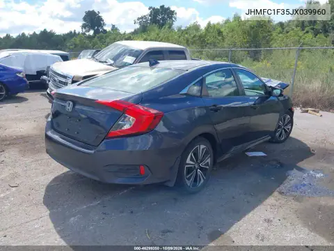 2018 Honda Civic Ex-T VIN JHMFC1F35JX039960 фото 4